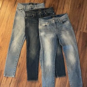 3 pairs Lucky brand skinny jeans